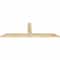 Ekena Millwork Portland Rough Sawn Timber Gable Bracket, Douglas Fir, 60"W x 20"H x 2"D x 4"F, 8/12 Pitch GBW060X20X0204POR00RDF - alternate 4